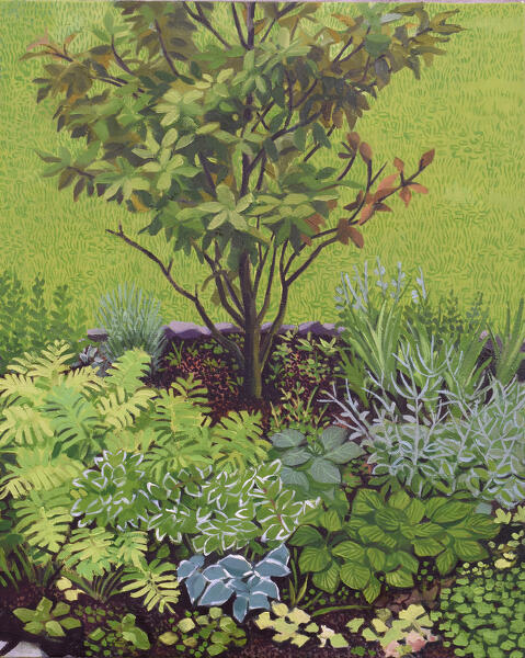 Oval Garden in Summer