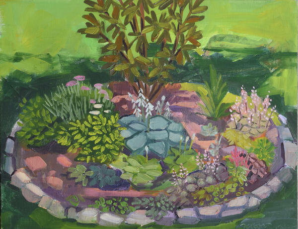 Oval Garden in Spring