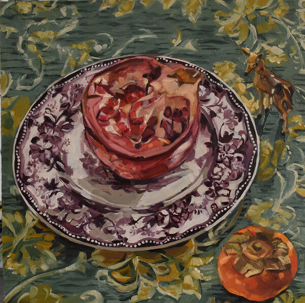 Pomegrante, Deer